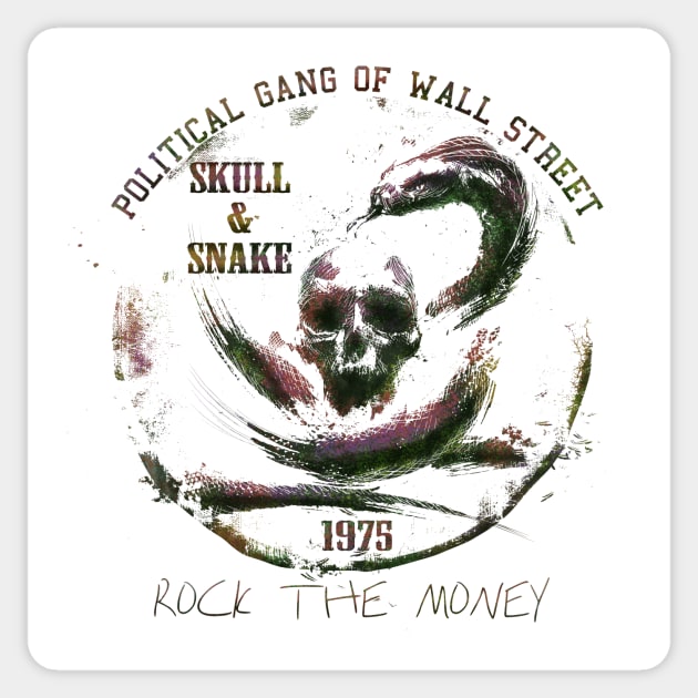 skull and snake Sticker by hayr pictures